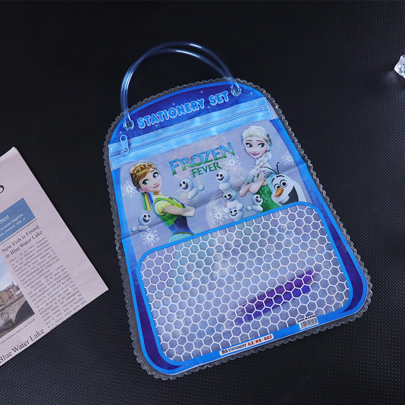 幼儿园小学生书包铅笔亲子运动会奖品 PVC袋子可加印Logo塑料袋