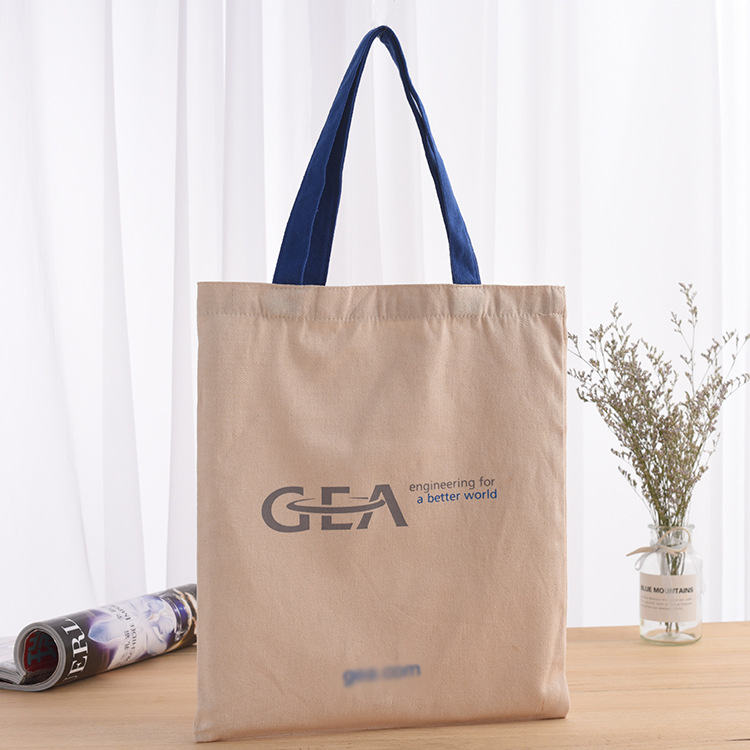 全棉帆布袋定做logo 简约广告购物帆布袋 学生手提全棉棉布袋定制