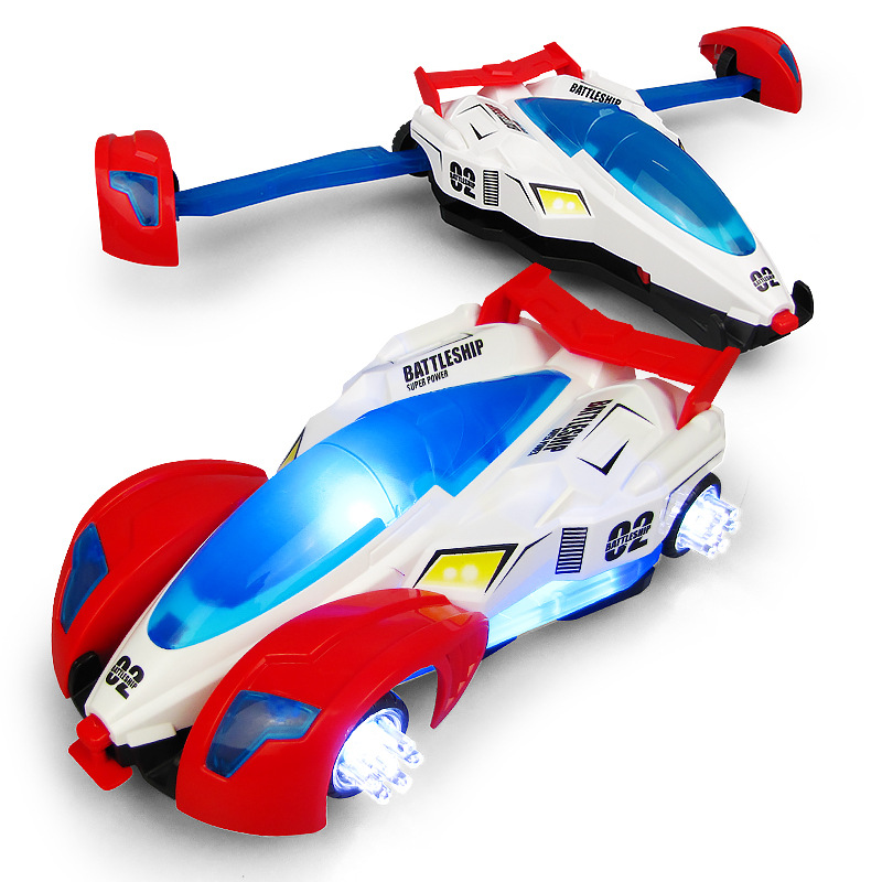 2019 nueva colisión deformación coche modelo de avión música luz Universal deformación fábrica ventas directas