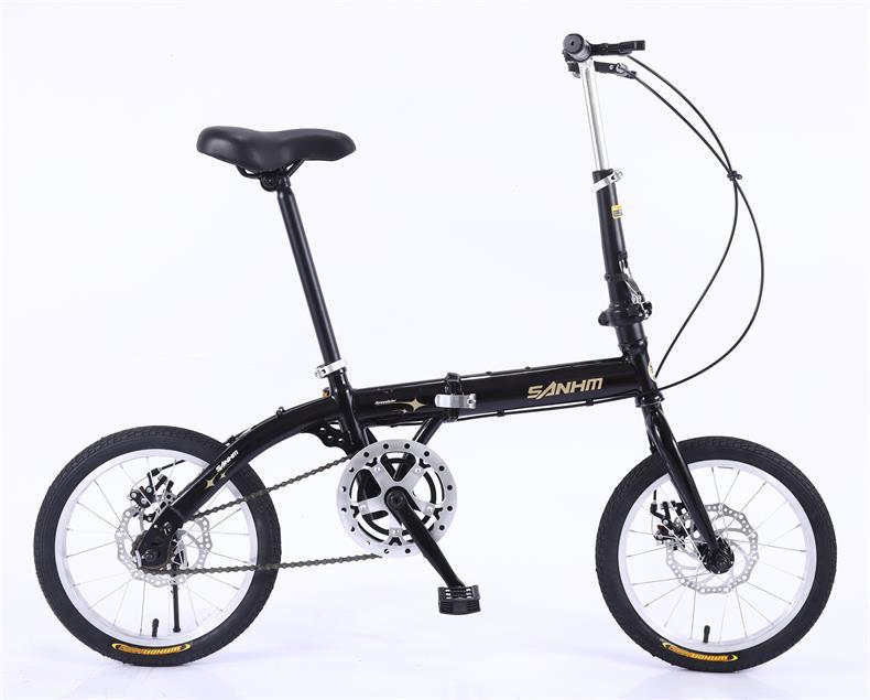 16 дюймов односкоростной дисковый тормоз Черный