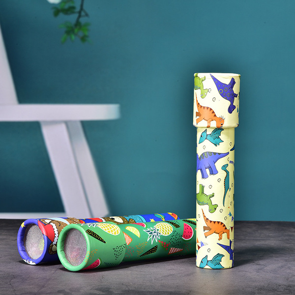 Cartoon big rotating magic variable kaleidoscope