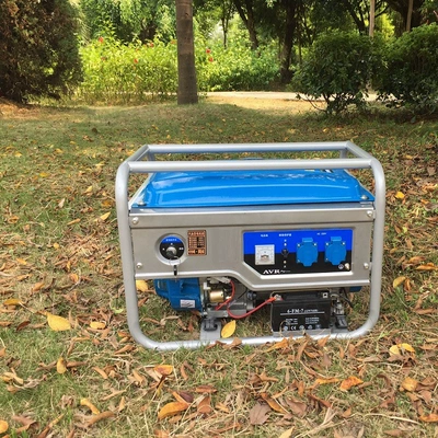 Small household open rack low noise single phase three phase multi fuel 3/4/5/6/8KW gasoline generator dual voltage (Avtomobil generatorları)