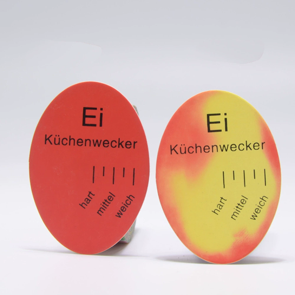 Поставка клея изменение цвета вареного яйца карты яйцо плита стикер высокая температура цвет стикер липкий стикер примечания