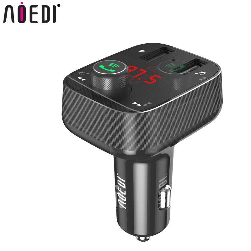 Трансграничный новый автомобильный MP3 Bluetooth-плеер QC3.0 Быстрая зарядка USB-зарядное устройство Автомобильный Bluetooth FM-передатчик