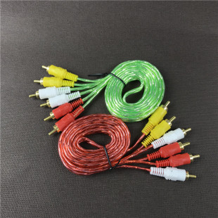 3��3RCA 6�^1.5��͸����ɫAV���� ���lҕ�l�B�Ӿ�������ˮ����