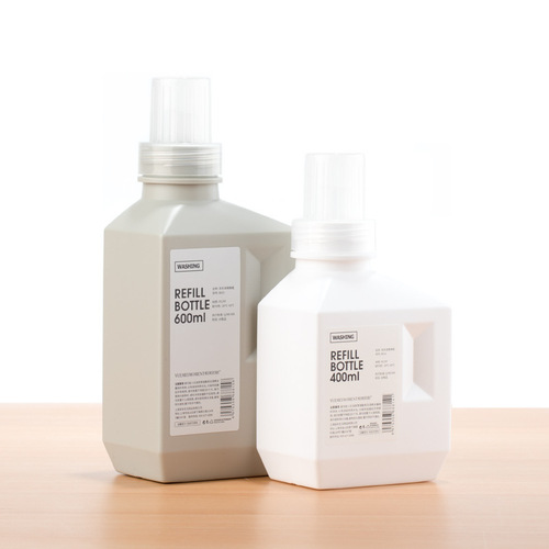 Replace empty bottles plastic large-capacity ins style household cleaning agent softener shampoo laundry detergent sub-bottle