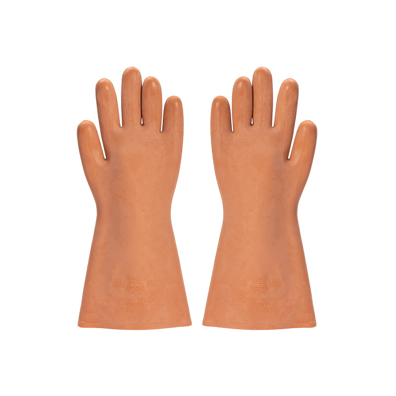 盛安12kv绝缘手套电工带电作业高压绝缘手套橡胶劳保手套批发