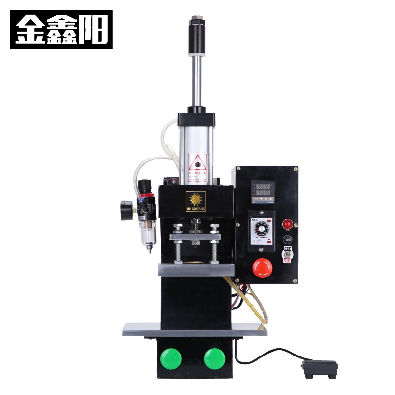 Jinxinyang hot stamping machine pneumatic small hot press leather hot stamping machine embossing machine embossing machine automatic branding machine Jinxinyang hot stamping machine pneumatic small hot press leather hot stamping machine embossing machine embossing machine automatic branding machine