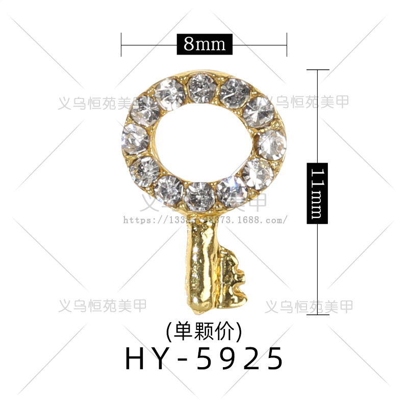 Transfronteriza nueva aleación de uñas de metal accesorios de la joyería ZIRCON varita de diamante transparente herramienta de uñas accesorios de diamante al por mayor