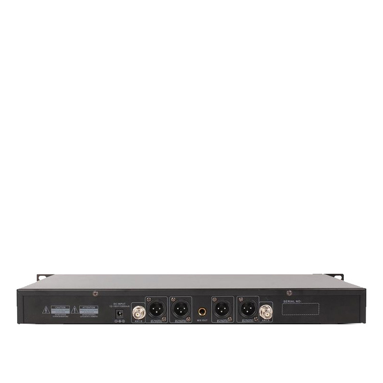 Sistema de Micrófonos Inalámbricos 1 a 4 Inalámbrico UHF para Escenario y KTV image 5