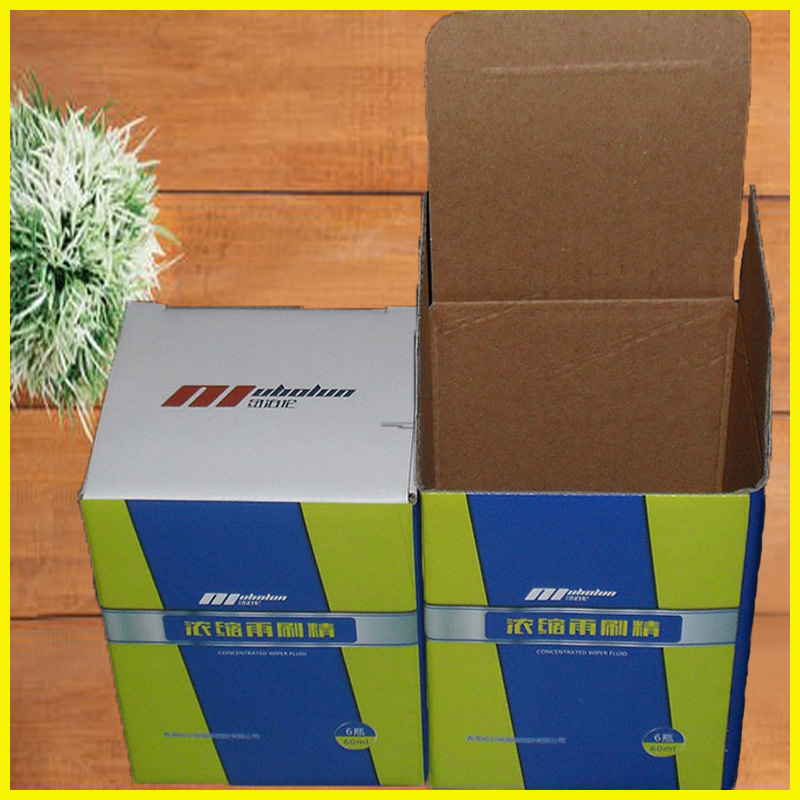 Caja de ventana de cosméticos caja de embalaje de alimentos caja de cartón corrugado hamburguesa fritas caja de color caja de regalo de la torta