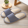 Summer slippers, footwear for beloved indoor, non-slip slide, cotton and linen, wholesale