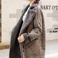 Woolen coat, demi-season long warm jacket