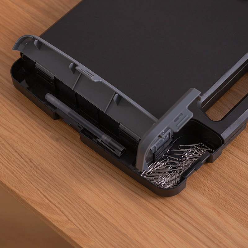 Handheld universal plastic folder, storage system for documents