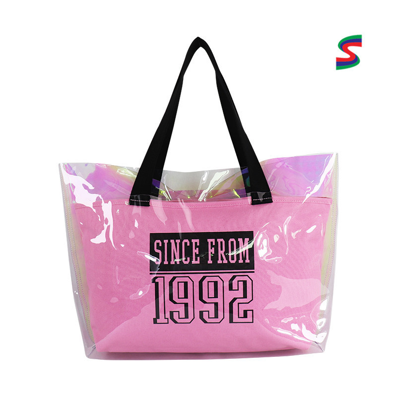 Customized Large-Capacity Quirky Canvas Liner Bag with Nylon Webbing, Eye-Catching Handbag, Laser Shoulder Tote Bag Customized Large-Capacity Quirky Canvas Liner Bag with Nylon Webbing, Eye-Catching Handbag, Laser Shoulder Tote Bag