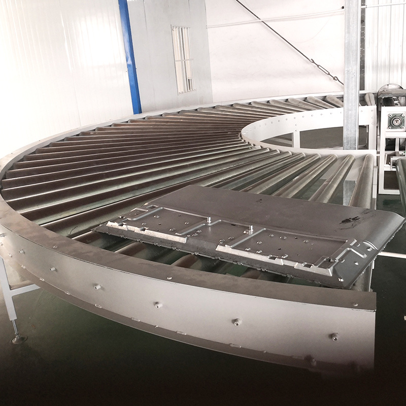 定 制平顶链输送带传送机 物流快递自动分拣线耐磨小型传送机批发