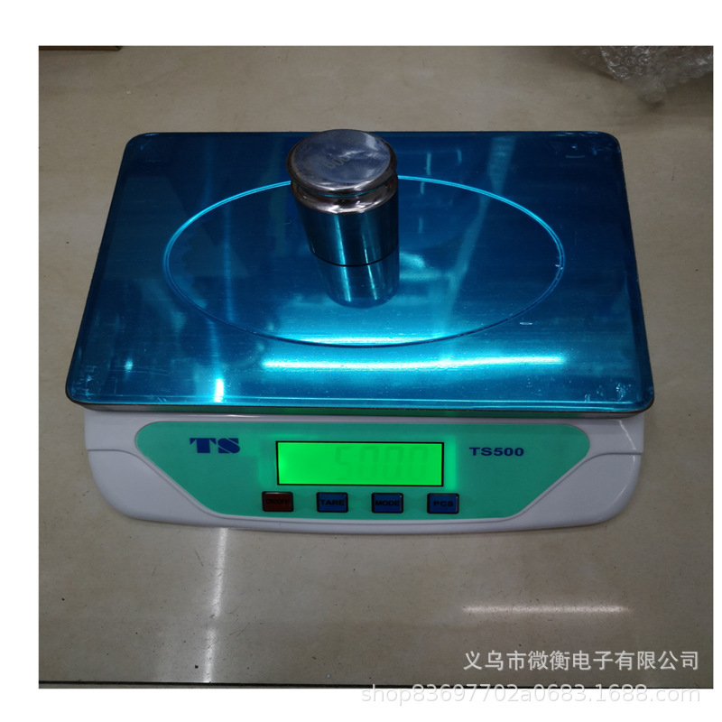 2019 nueva báscula de cocina báscula electrónica 500 báscula de horneado 6kg / 0.5g con placa de acero Inglés Exportación