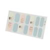 Cartoon matte nail stickers, waterproof detachable fake nails for nails, hand painting, gradient, Japanese and Korean