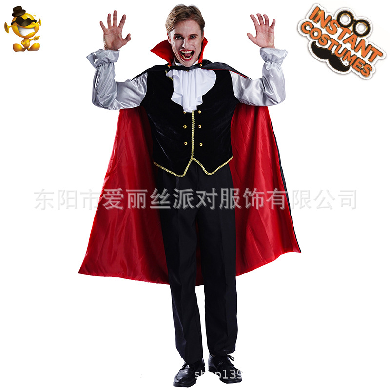 Halloween de los hombres adultos vampiro traje grande masculino vampiro de rol traje de Halloween COSPLAY