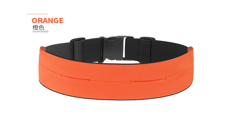 Riñonera con hebilla naranja talla única