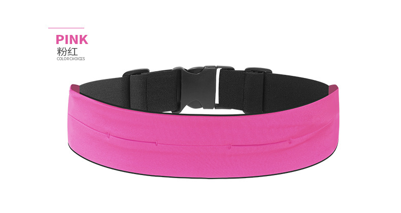 Riñonera con hebilla rosa talla única