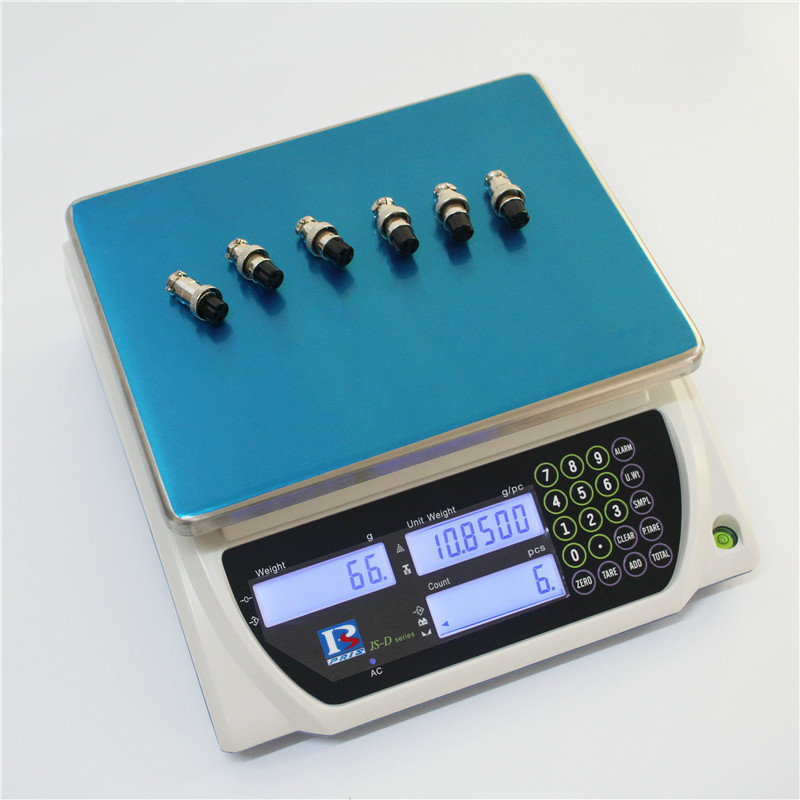 普瑞逊出口型3kg/0.1g电子计数秤30kg英文电子秤JS-D电子计数天平