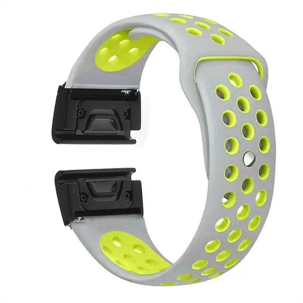 Проводной ремень Garmin Jiaming Fenix5X/5, силиконовый двойной цвет MK1 дышащий быстрый демонтаж лент, 935