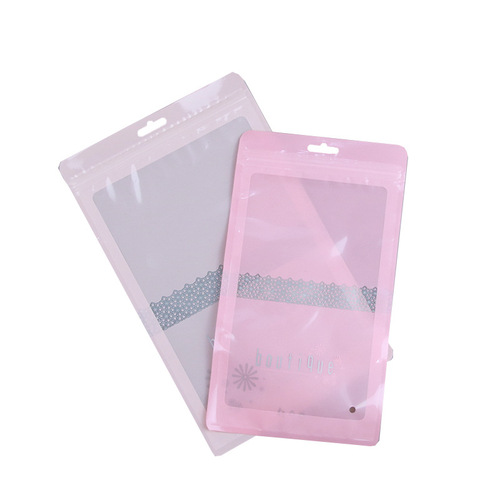 Leggings clothing packaging bag manufacturer one-piece pants children ladies stockings plastic ziplock bag PE bag logo