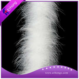 火鸡毛条首毛绒2米10-30克车载饰品头箍羽丝绒地摊羽毛玩具辅料