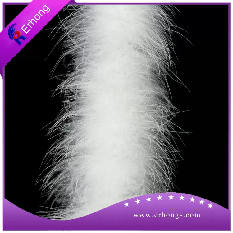 火鸡毛条首毛绒2米10-30克车载饰品头箍羽丝绒地摊羽毛玩具辅料