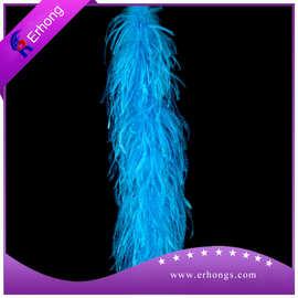 鸵鸟毛条13-15cm长丝火鸡绒条 服装演出围巾场景装饰辅料E18