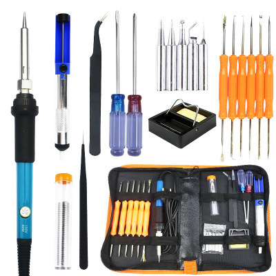 Cross-border adjustable temperature electric soldering iron soldering tool kit 110V European and British regulations 220V936 soldering iron 60W manufacturer