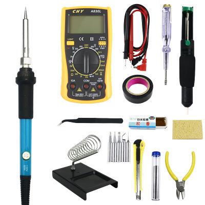 Cross-border adjustable temperature electric soldering iron soldering tool kit 110V European and British regulations 220V936 soldering iron 60W manufacturer