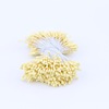 One tie 410 matte noodles flower heart simulation gypsum 2mm flower core DIY hair bun accessories materials