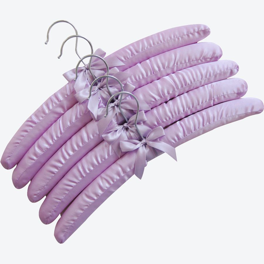 Percha de tela de seda tela percha esponja percha Home Hotel ropa suspensión fábrica al por mayor