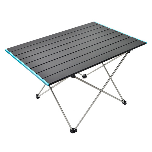 Outdoor portable ultra-light aluminum alloy folding table picnic camping aluminum plate table barbecue self-driving leisure furniture large size