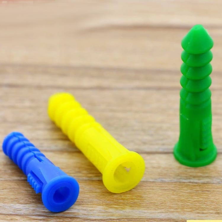 厂家大量现货批发塑料PE美式壁虎钉塞膨胀螺丝螺丝固定座膨胀管