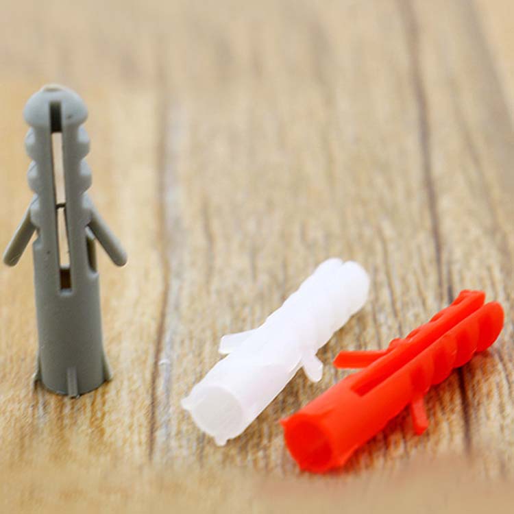 厂家大量现货批发PE塑料6X30螺丝保护套胀管胀塞锚栓鱼型膨胀管