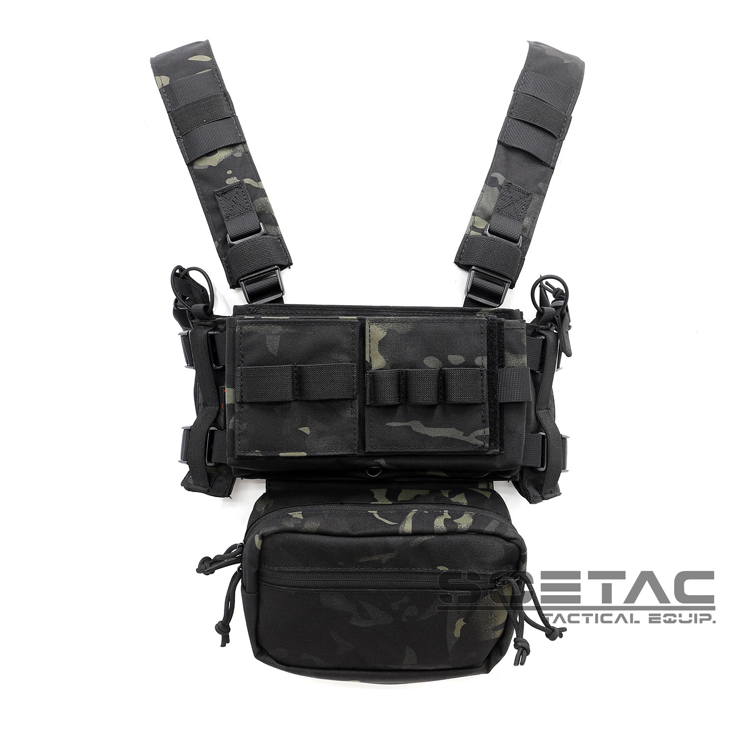 MK3 chaleco táctico colgante de pecho de nylon re-grabado abdomen ventilado rápido desmontaje táctico chaleco de tropas especiales SOETAC