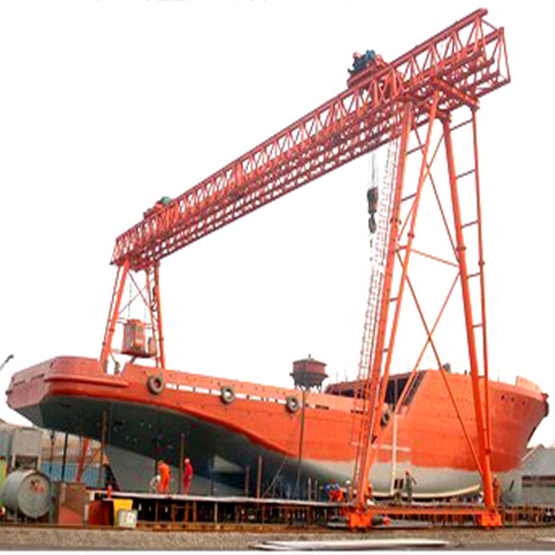 厂家供应港口门机造船式门式起重机大吨位港口龙门吊码头行车