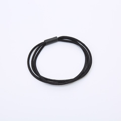 Korean style hair accessories, black, strong, simple, high-elastic hair band, rubber band, strong, thick ponytail without deformation