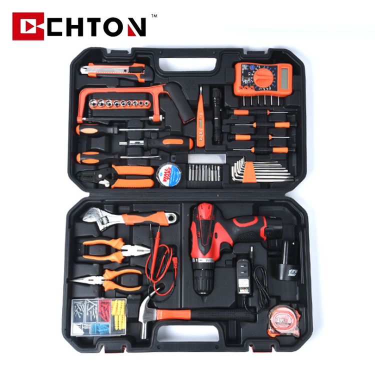 多功能五金手动工具套装木工维修工具箱128件套修理工具礼品组套