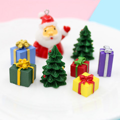 YQT 高品質樹脂ジュエリーアクセサリー三次元クリスマスツリー diy 手作りアクセサリー写真撮影小道具冷蔵庫マグネット装飾品