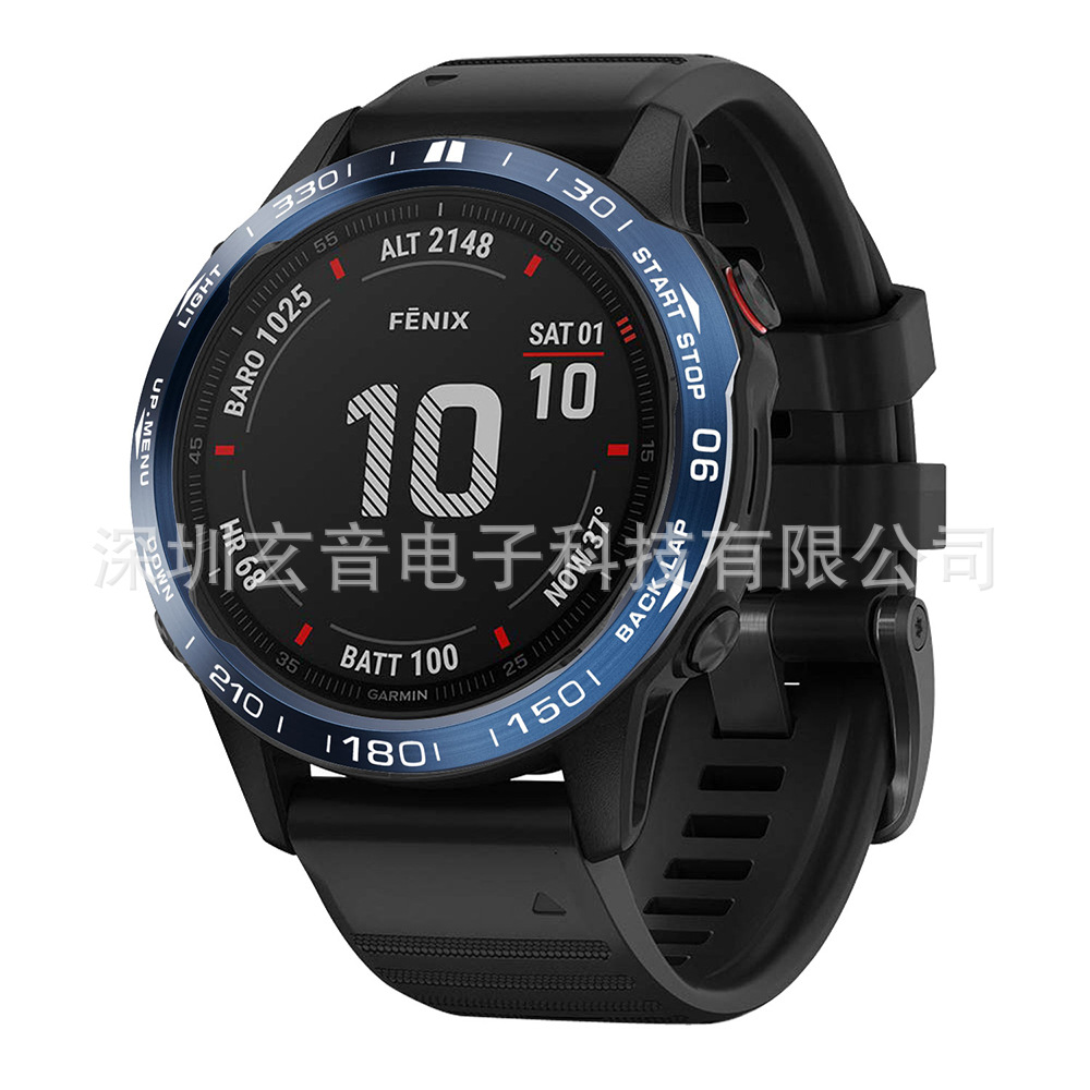 Applicable to Jiaming FENIX6 Metal bezel racing time scale…