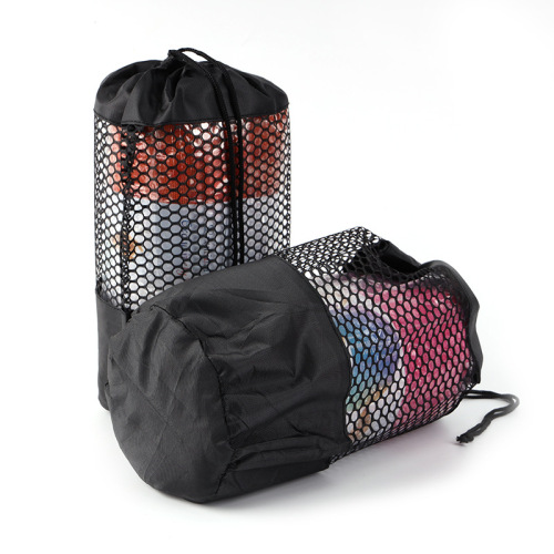 Direct supply quality fiber folding yoga towel yoga non-slip mat towel thickened yoga towel posture line