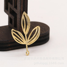DIY��Ʒ�������ͭ��׹�ο�СҶƬ���η�������ͷ�β���A916