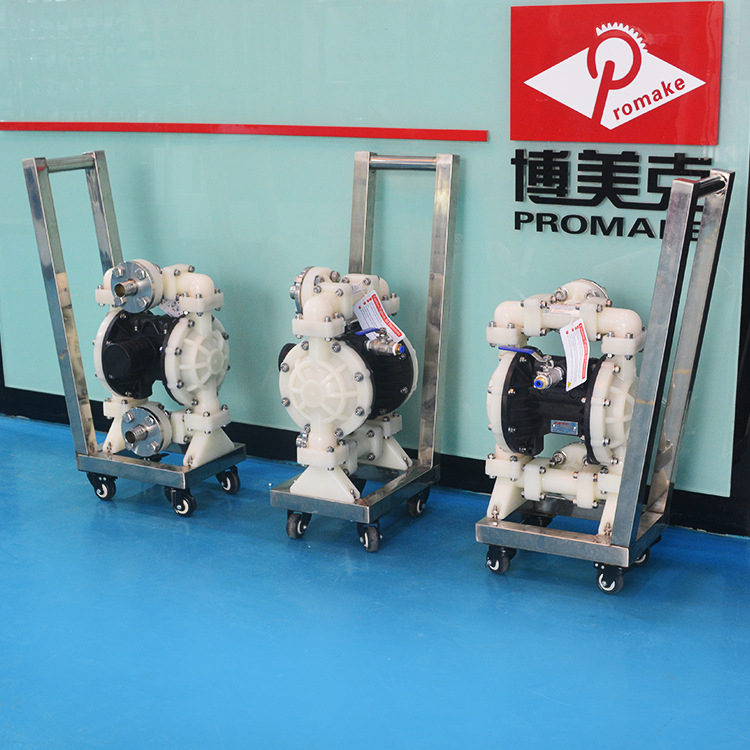 厂家直销批发气动隔膜泵 送料泵 小型抽料泵效率高用于物料自吸