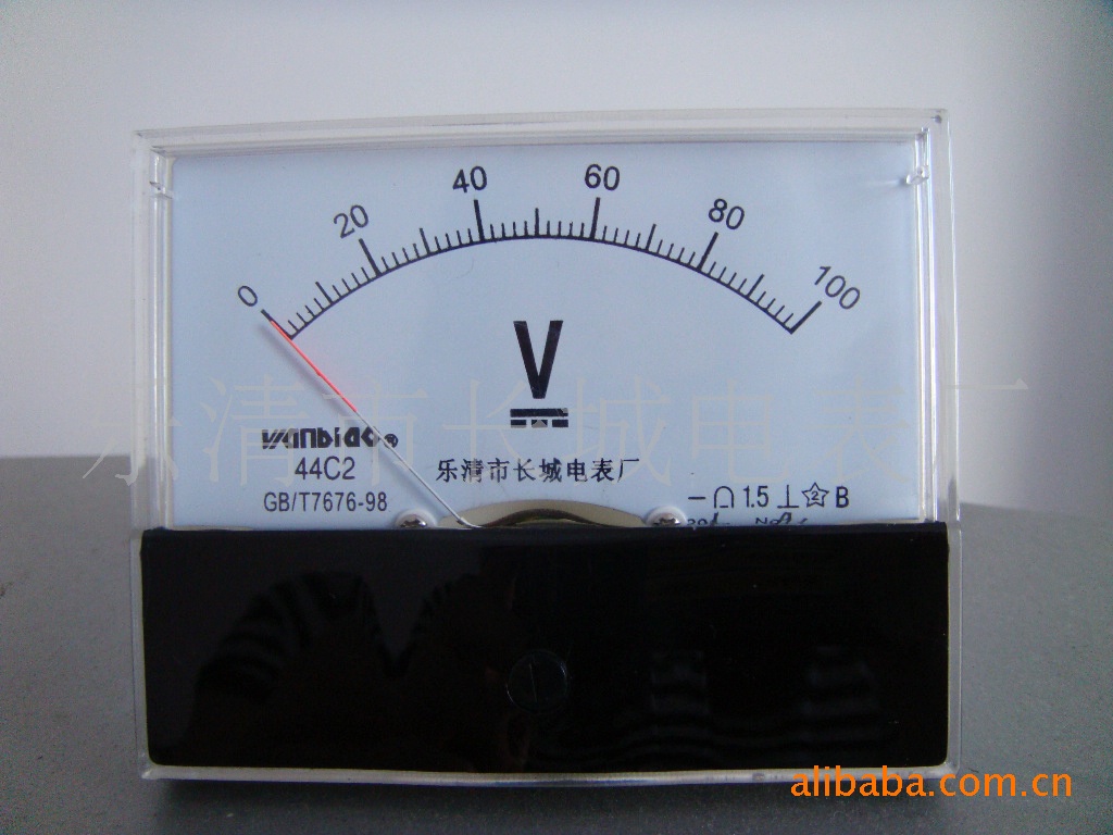 供应长城电表厂 44C2  100V 指针式 直流电压测量仪表