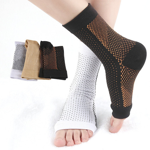 Men's and women's Korean style invisible heel compression sports socks functional pressure shrink socks elastic breathable basketball sleeves