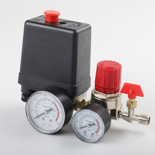 Air pump switch controller assembly four-hole pressure regulating valve Fengli air compressor pressure regulating air outlet assembly pressure switch